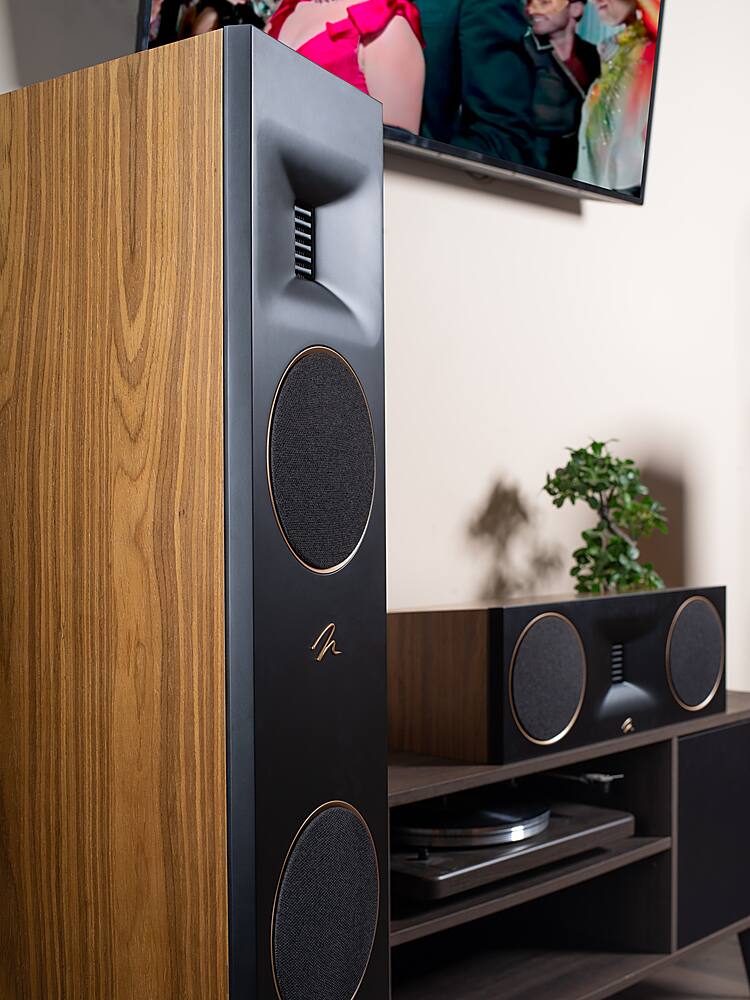 Alt View 27. MartinLogan - Motion XT F200 3-Way Floorstanding Speaker with 6.5” Midrange and Triple 8” Bass Drivers (Each) - Satin White.