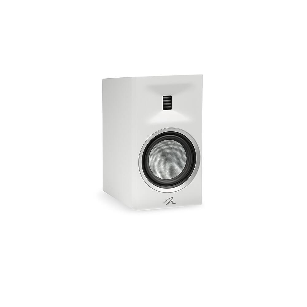 Angle. MartinLogan - Motion B10 2-Way Bookshelf Speaker with 5.5” Midbass Driver (Each) - Satin White.