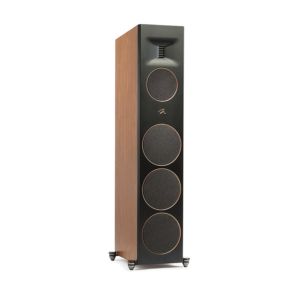 MartinLogan - Motion XT F200 3-Way Floorstanding Speaker with 6.5” Midrange and Triple 8” Bass Drivers (Each) - Walnut - Front_Zoom