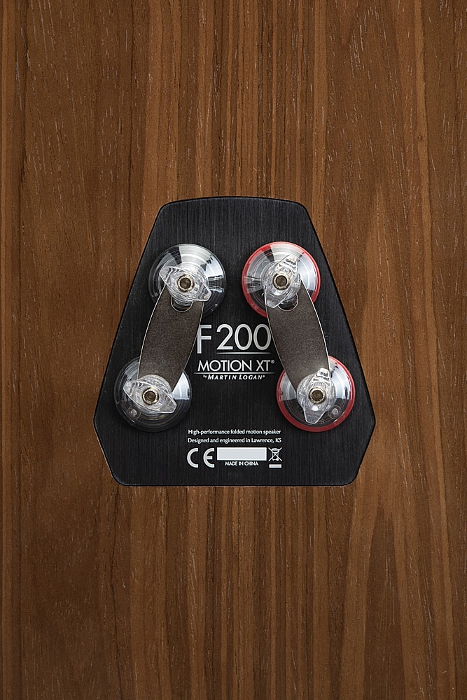 Alt View 21. MartinLogan - Motion XT F200 3-Way Floorstanding Speaker with 6.5” Midrange and Triple 8” Bass Drivers (Each) - Walnut.