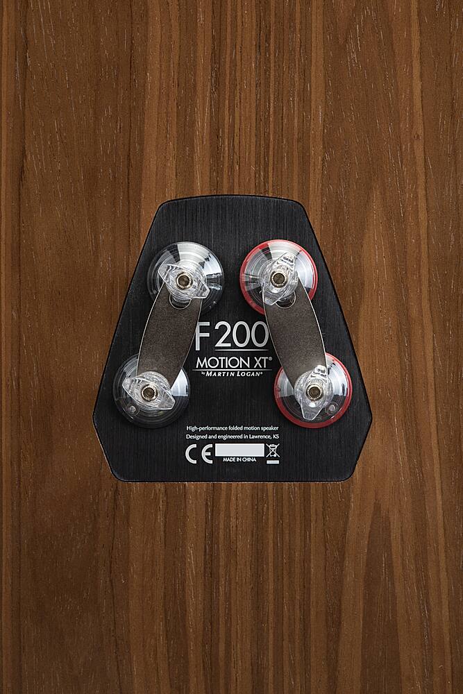 Alt View 21. MartinLogan - Motion XT F200 3-Way Floorstanding Speaker with 6.5” Midrange and Triple 8” Bass Drivers (Each) - Walnut.