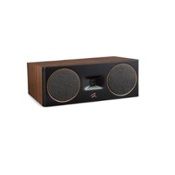 MartinLogan - Motion C10 2.5-Way Center-Channel with Dual 5.5” Midbass Drivers (Each) - Walnut - Front_Zoom