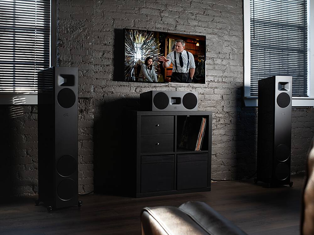 Alt View 31. MartinLogan - Motion C10 2.5-Way Center-Channel with Dual 5.5” Midbass Drivers (Each) - Walnut.