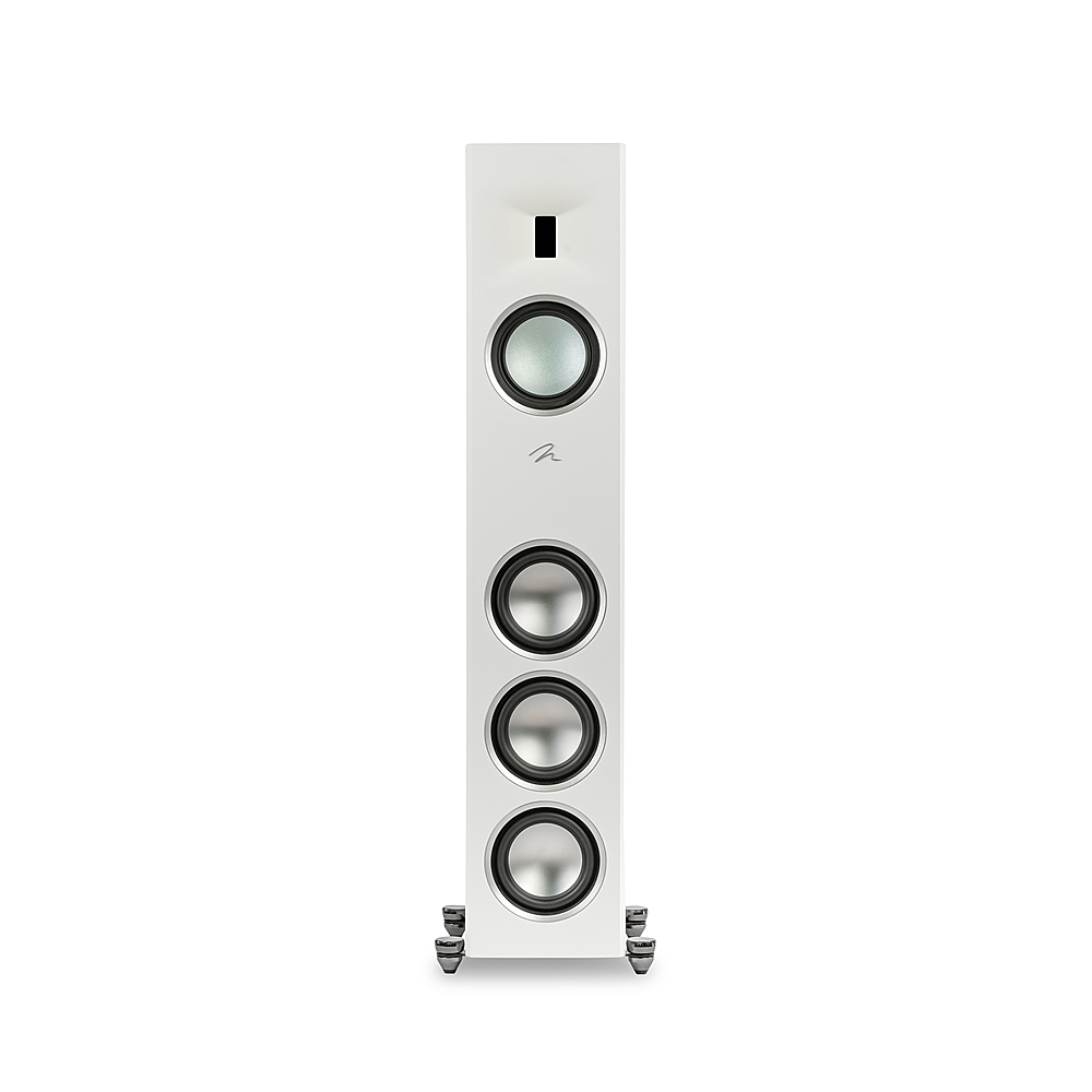 Back View: MartinLogan - Motion XT F100 3-Way Floorstanding Speaker with 6.5” Midrange and Triple 6.5” Bass Drivers (Each) - Satin White