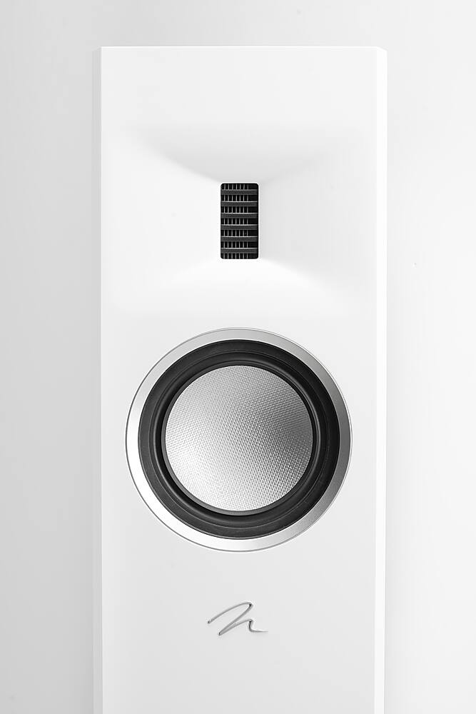 Alt View 17. MartinLogan - Motion XT F100 3-Way Floorstanding Speaker with 6.5” Midrange and Triple 6.5” Bass Drivers (Each) - Satin White.