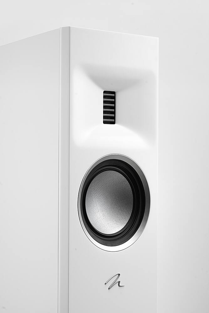 Alt View 19. MartinLogan - Motion XT F100 3-Way Floorstanding Speaker with 6.5” Midrange and Triple 6.5” Bass Drivers (Each) - Satin White.