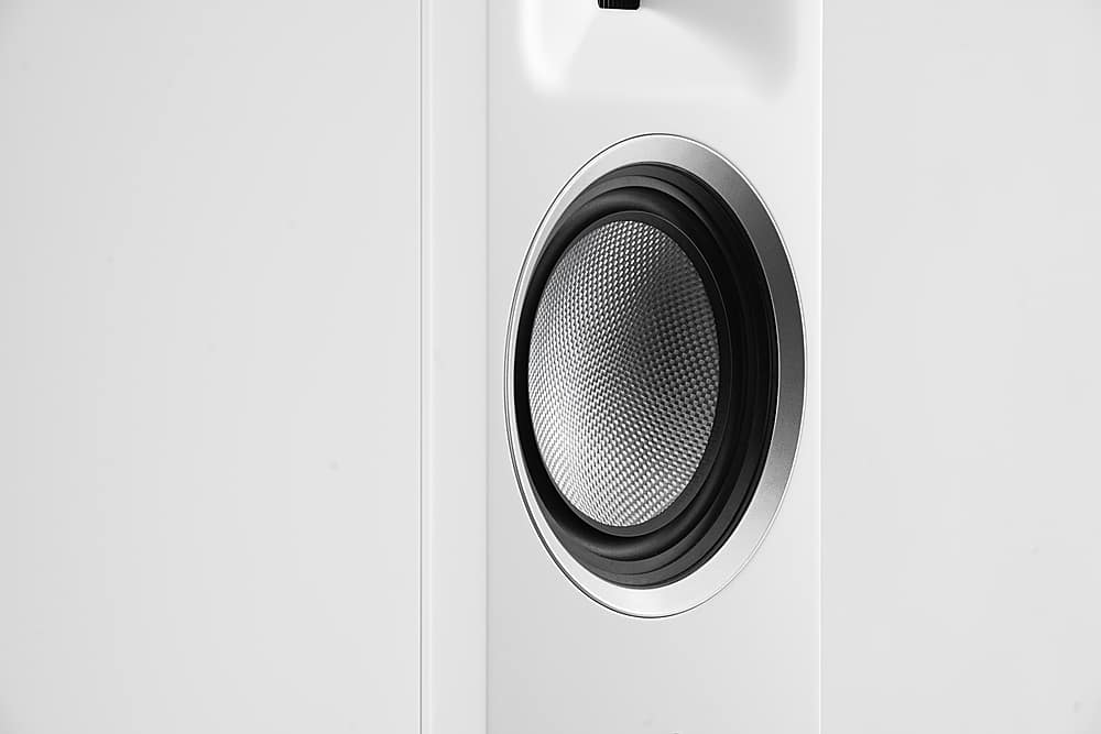 Alt View 23. MartinLogan - Motion XT F100 3-Way Floorstanding Speaker with 6.5” Midrange and Triple 6.5” Bass Drivers (Each) - Satin White.