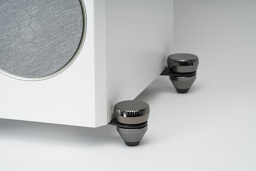 Alt View 24. MartinLogan - Motion XT F100 3-Way Floorstanding Speaker with 6.5” Midrange and Triple 6.5” Bass Drivers (Each) - Satin White.