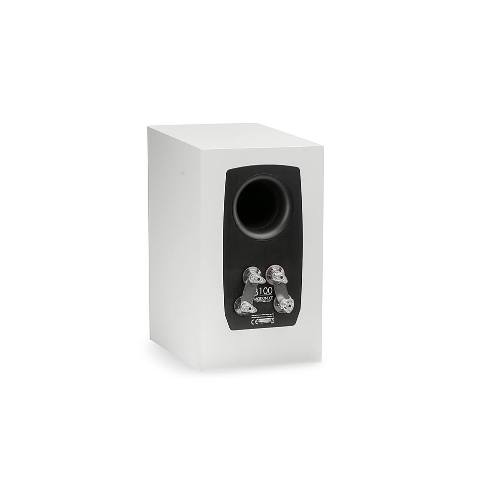Alt View 12. MartinLogan - Motion XT B100 2-Way Bookshelf Speaker with 6.5” Midbass Driver (Each) - Satin White.