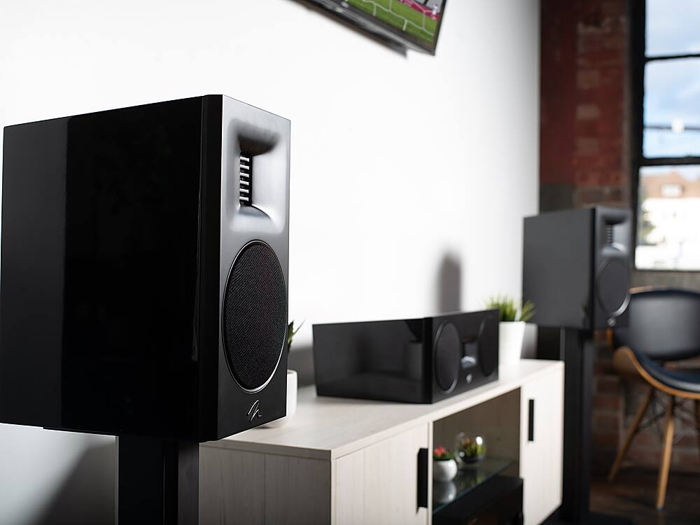 Alt View 27. MartinLogan - Motion XT B100 2-Way Bookshelf Speaker with 6.5” Midbass Driver (Each) - Satin White.