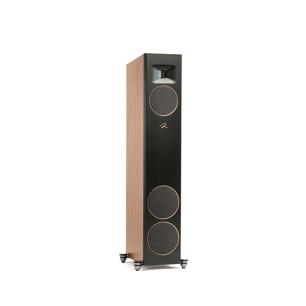MartinLogan - Motion F20 3-Way Floorstanding Speaker with 5.5” Midrange and Dual 6.5” Bass Drivers (Each) - Walnut - Front_Zoom