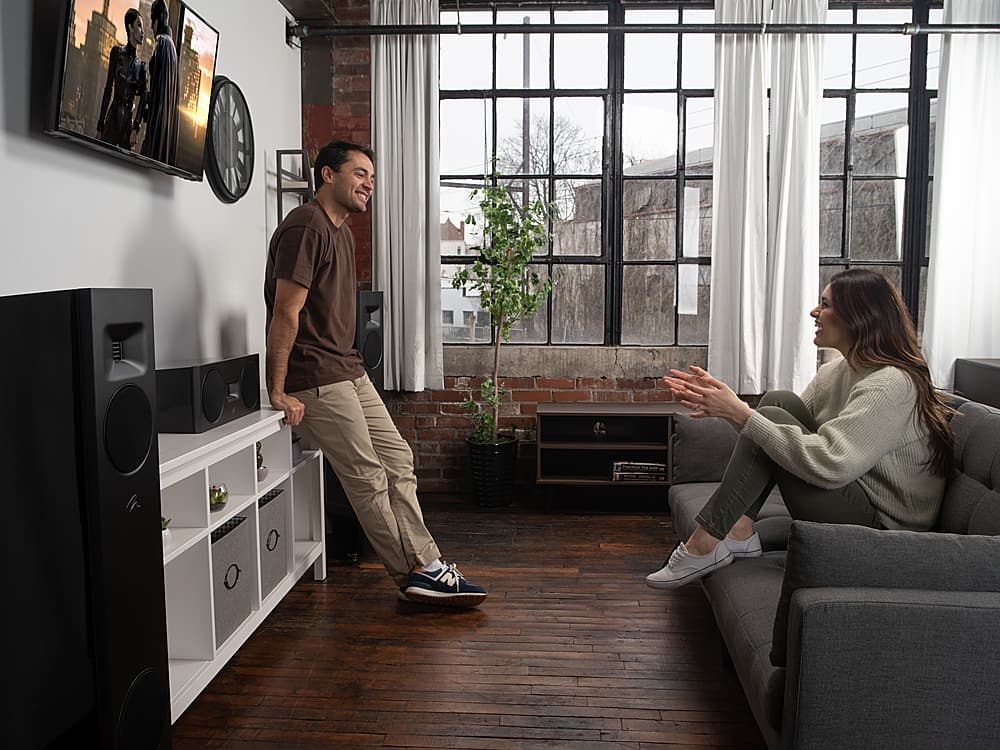 Alt View 20. MartinLogan - Motion F20 3-Way Floorstanding Speaker with 5.5” Midrange and Dual 6.5” Bass Drivers (Each) - Walnut.