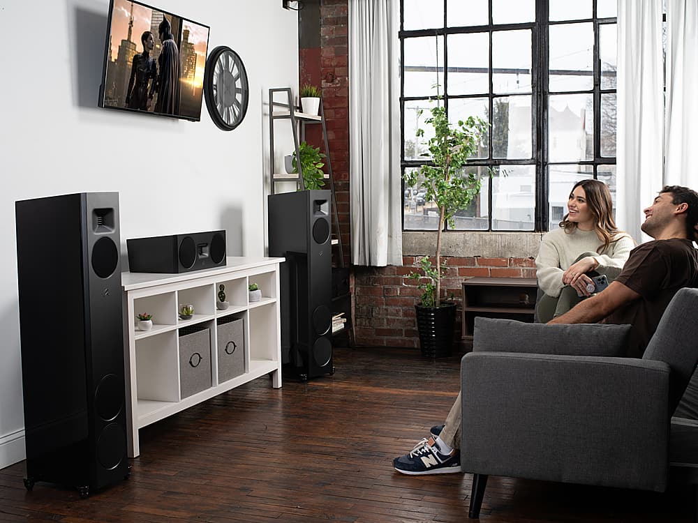 Alt View 22. MartinLogan - Motion F20 3-Way Floorstanding Speaker with 5.5” Midrange and Dual 6.5” Bass Drivers (Each) - Walnut.