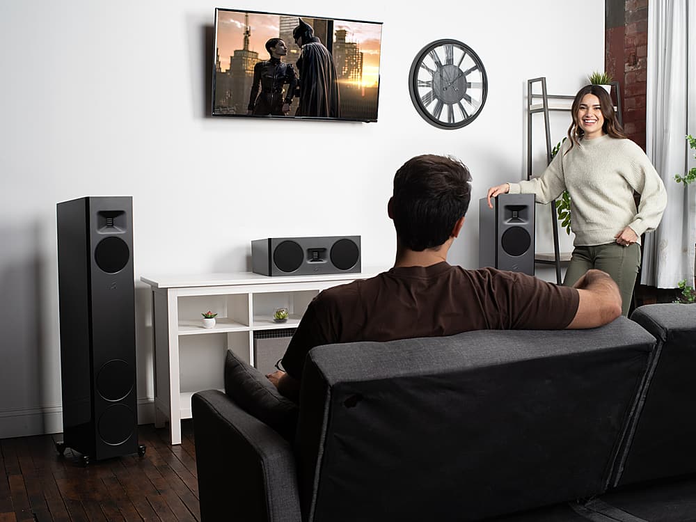 Alt View 24. MartinLogan - Motion F20 3-Way Floorstanding Speaker with 5.5” Midrange and Dual 6.5” Bass Drivers (Each) - Walnut.