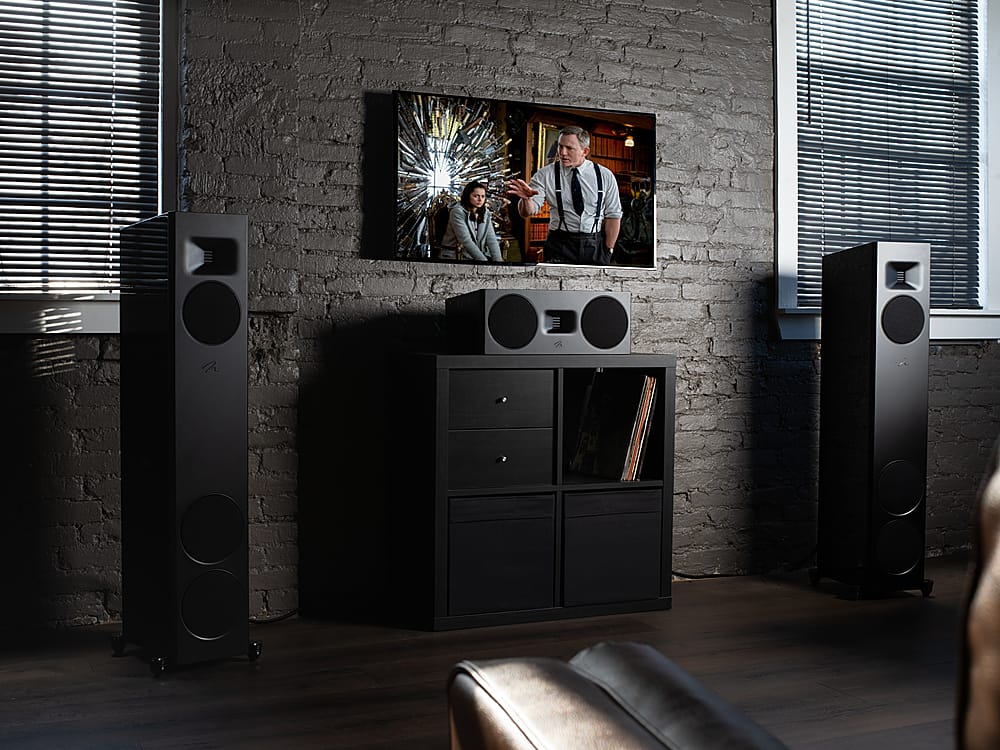 Alt View 28. MartinLogan - Motion F20 3-Way Floorstanding Speaker with 5.5” Midrange and Dual 6.5” Bass Drivers (Each) - Walnut.