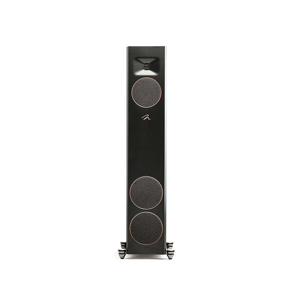 Left. MartinLogan - Motion F20 3-Way Floorstanding Speaker with 5.5” Midrange and Dual 6.5” Bass Drivers (Each) - Walnut.