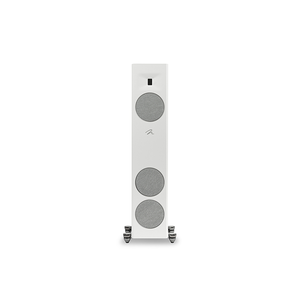 Left. MartinLogan - Motion F10 3-Way Floorstanding Speaker with 5.5” Midrange and Dual 5.5” Bass Drivers (Each) - Satin White.