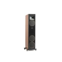 MartinLogan - Motion F10 3-Way Floorstanding Speaker with 5.5” Midrange and Dual 5.5” Bass Drivers (Each) - Walnut - Front_Zoom