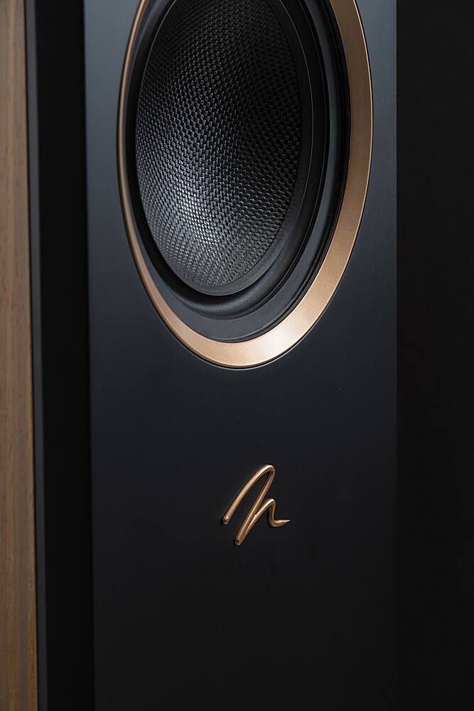 Alt View 16. MartinLogan - Motion F10 3-Way Floorstanding Speaker with 5.5” Midrange and Dual 5.5” Bass Drivers (Each) - Walnut.