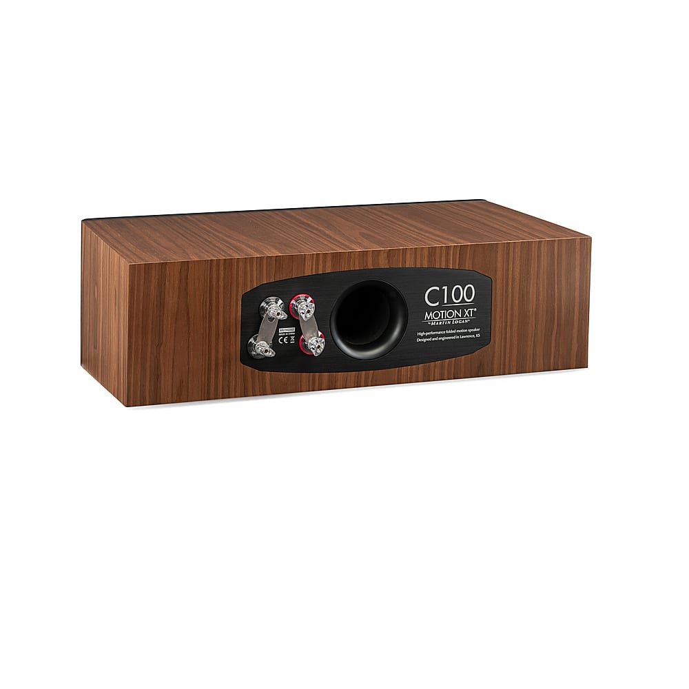 Alt View 12. MartinLogan - Motion XT C100 2.5-Way Center-Channel with Dual 6.5” Midbass Drivers (Each) - Walnut.
