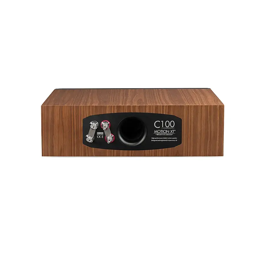 Alt View 13. MartinLogan - Motion XT C100 2.5-Way Center-Channel with Dual 6.5” Midbass Drivers (Each) - Walnut.