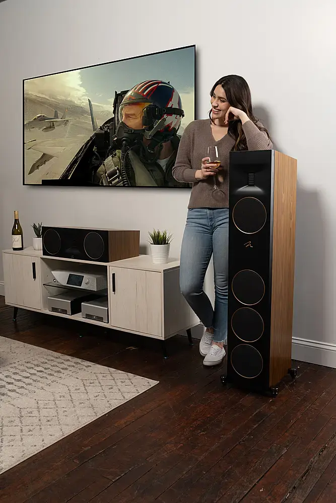 Alt View 17. MartinLogan - Motion XT C100 2.5-Way Center-Channel with Dual 6.5” Midbass Drivers (Each) - Walnut.