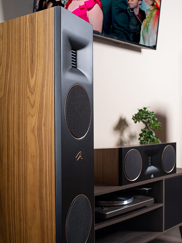 Alt View 19. MartinLogan - Motion XT C100 2.5-Way Center-Channel with Dual 6.5” Midbass Drivers (Each) - Walnut.