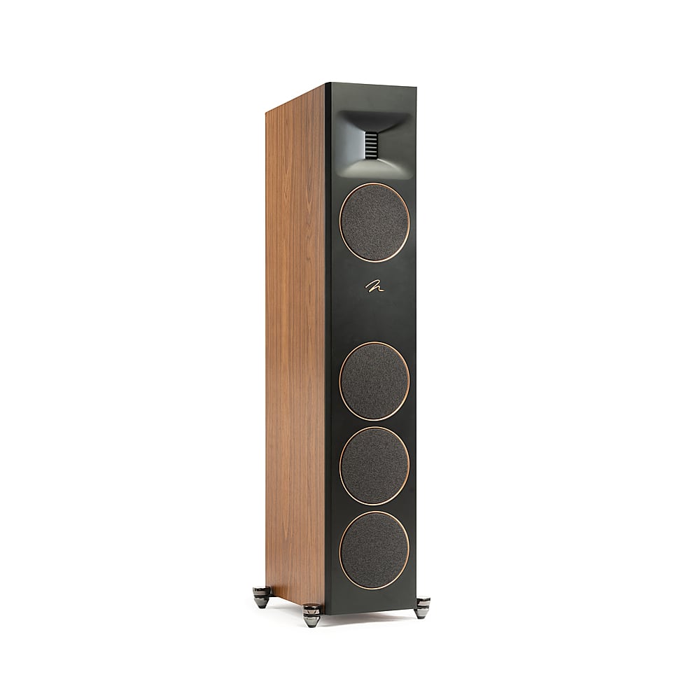 MartinLogan - Motion XT F100 3-Way Floorstanding Speaker with 6.5” Midrange and Triple 6.5” Bass Drivers (Each) - Walnut - Front_Zoom