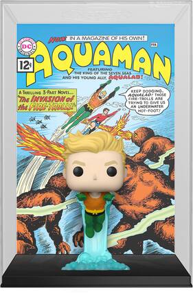 Front. Funko - POP! Comic Cover DC - Aquaman.