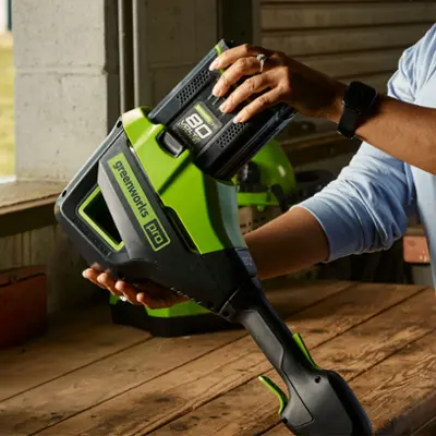 Cordless Leaf Blower 21V Electric Leaf Blower Cordless Powerful 500 CFM