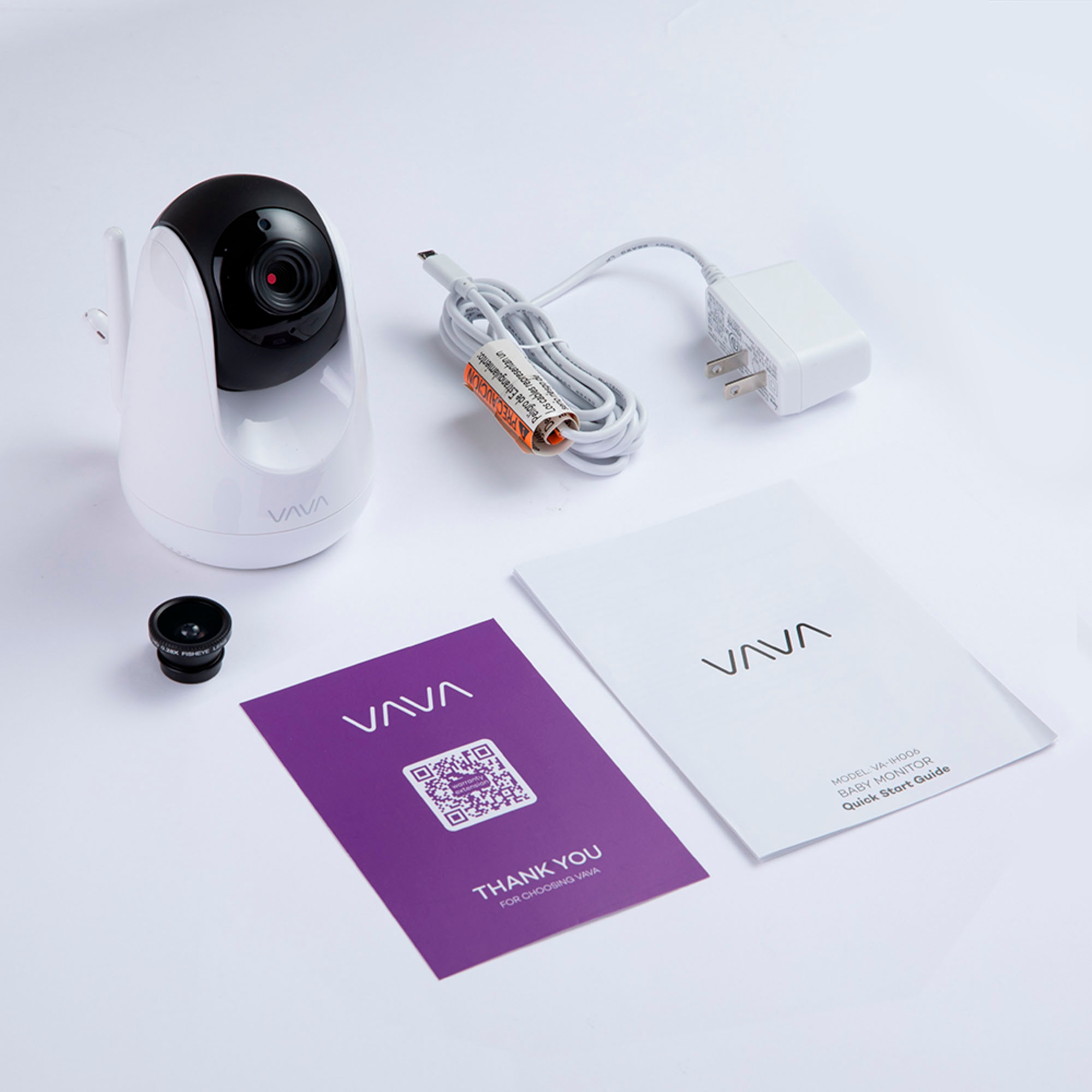 VAVA Baby Monitor Add-on Bluetooth Camera with 720P HD Video and Precision  Autofocus White VA-IH006-CAM - Best Buy