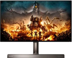 Philips - 279M1RV 27" LCD 4K UHD Gaming Monitor - Black - Front_Zoom