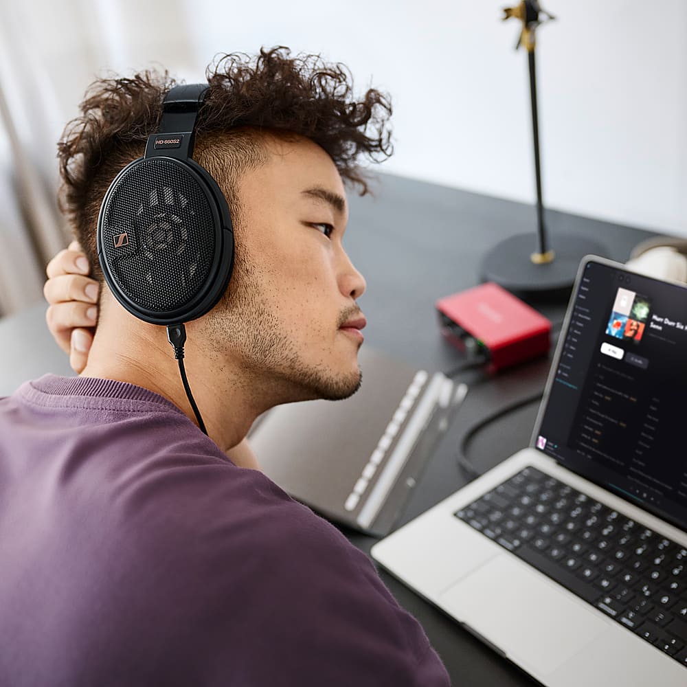 Alt View 24. Sennheiser - HD 660S2 Wired Over-the-Ear Headphones - Black.