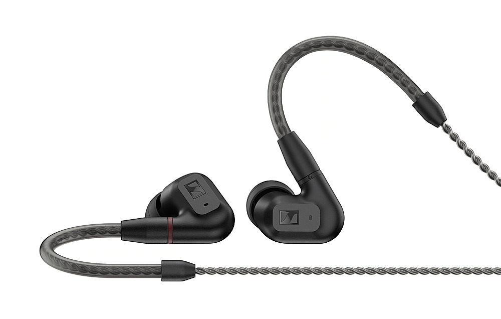 Angle View: Sennheiser - IE 200 In-Ear Audiophile Headphones - Black