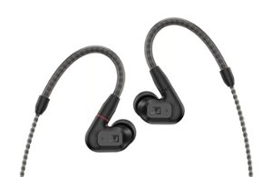 Sennheiser - IE 200 In-Ear Audiophile Headphone-TrueResponse Transducers for Neutral Sound, Impactful Bass & 2yr warranty - Black - Front_Zoom
