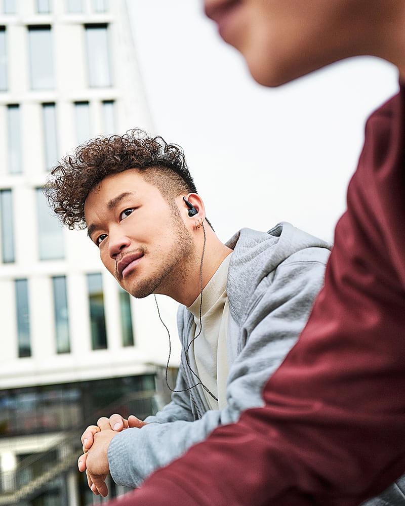 Alt View 23. Sennheiser - IE 200 In-Ear Audiophile Headphones - Black.
