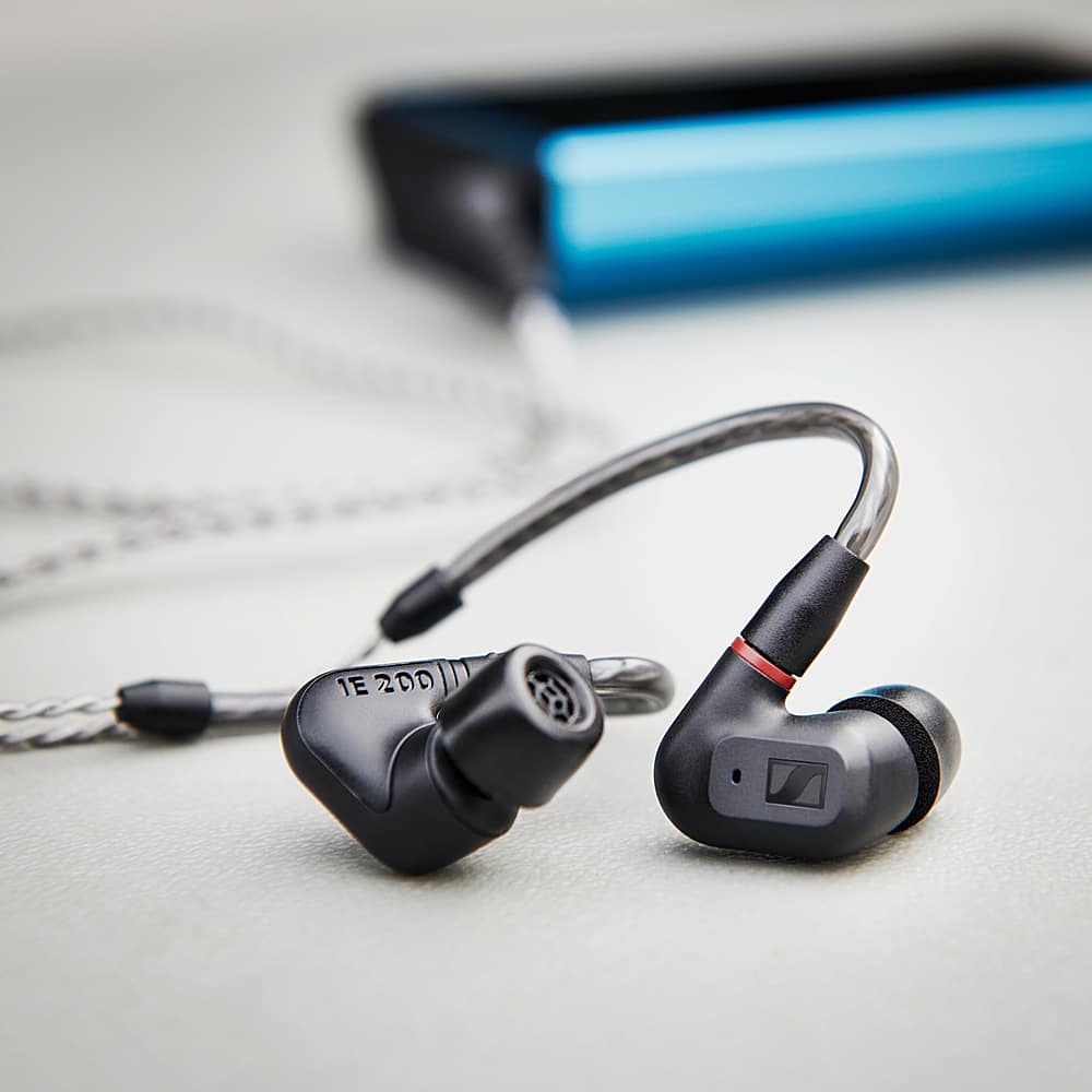 Alt View 29. Sennheiser - IE 200 In-Ear Audiophile Headphones - Black.