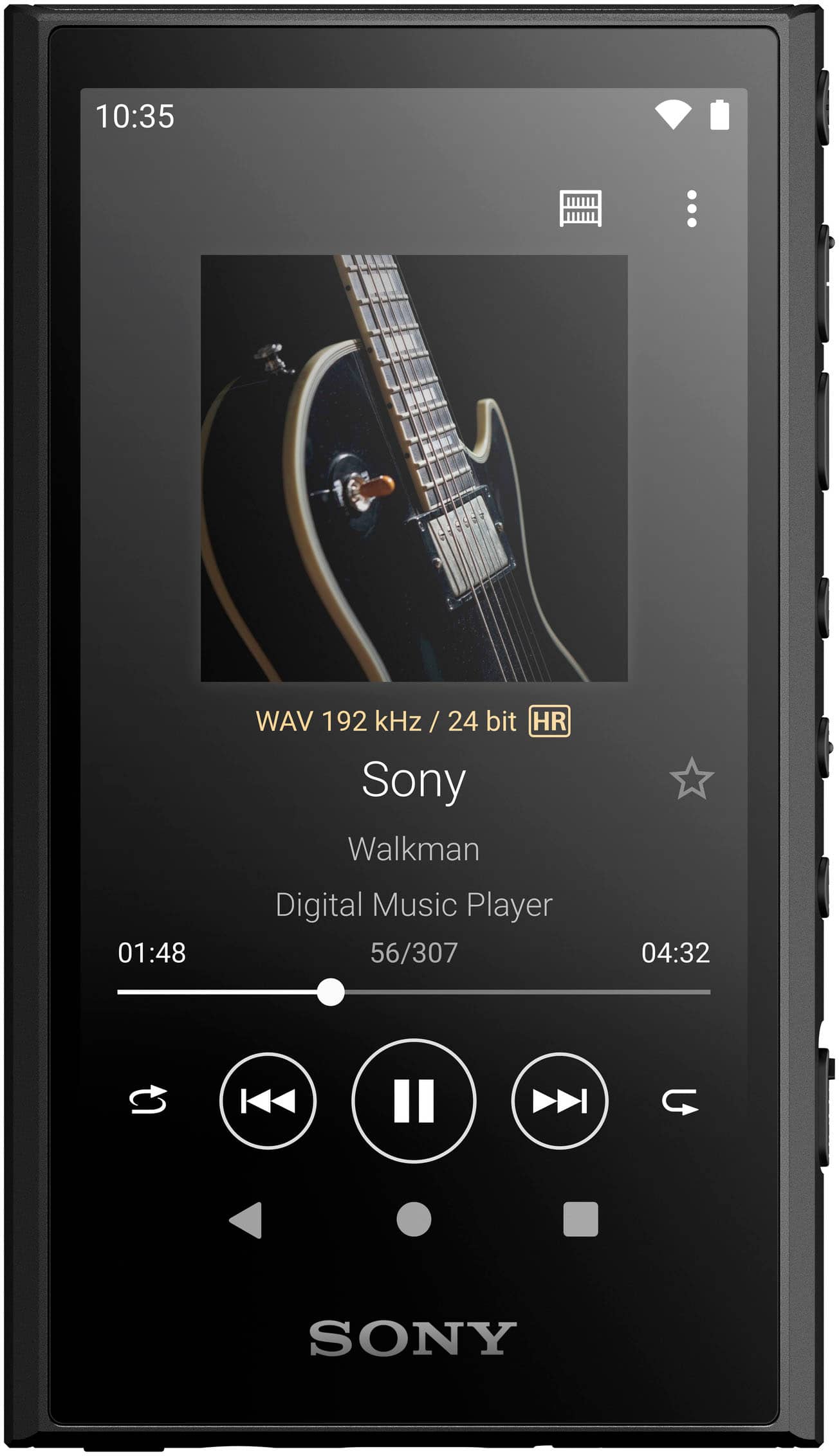 Alt View 12. Sony - Sony NW-A306 Walkman A Series - Black.