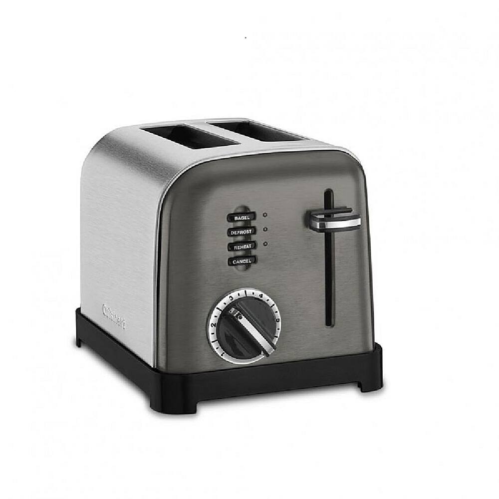 Alt View 12. Cuisinart - 2-Slice Metal Classic Toaster - Black/Stainless Steel.