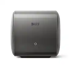Front. KEF - KC62 Subwoofer Each - titanium.