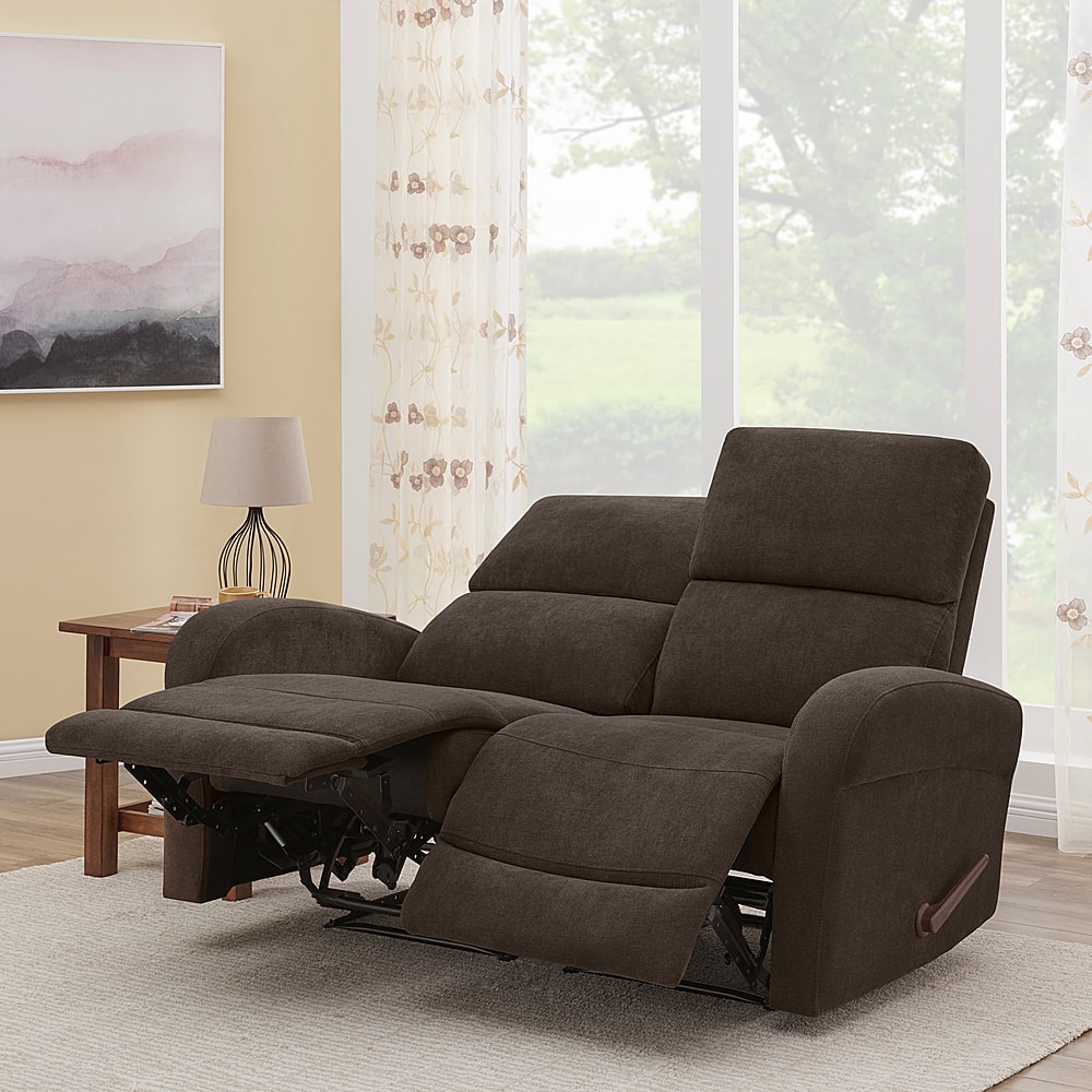 Best Buy: ProLounger Hershel Chenille 2 Seat Wall Hugger Recliner ...