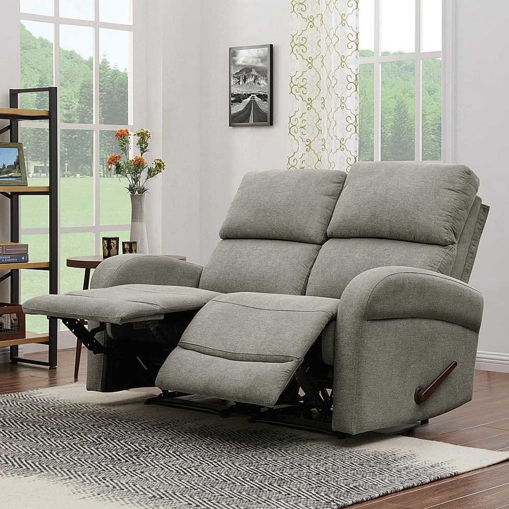 Best Buy: ProLounger Hershel Chenille 2 Seat Wall Hugger Recliner ...