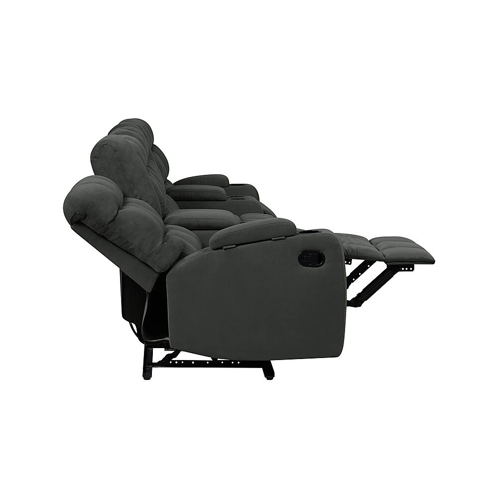 Best Buy ProLounger Skarn Microfiber 4 Seat Wall Hugger Modular