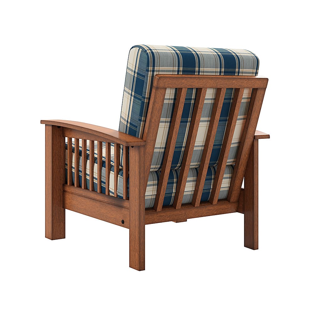 Mission style online armchair