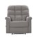 Front. ProLounger - Cooper Tufted Back Extra Large Low-Pile Velour Wall Hugger Reclining Chair - Smoke Gray.