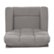 Alt View 15. ProLounger - Cooper Tufted Back Extra Large Low-Pile Velour Wall Hugger Reclining Chair - Smoke Gray.