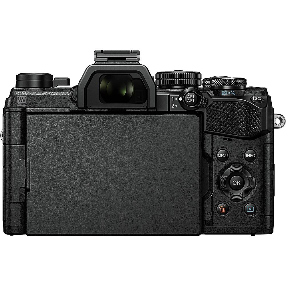 Back. Olympus - OM5 Mirrorless Camera with 3.8x Digital Zoom Lens.