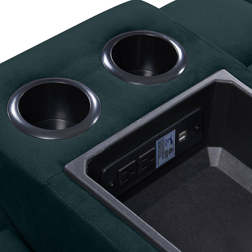 Best Buy ProLounger Skarn Microfiber 3 Seat Wall Hugger Modular