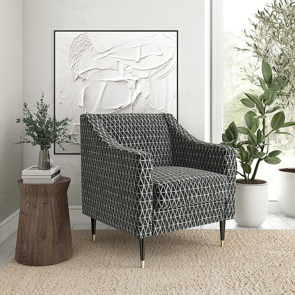 Charcoal gray online armchair