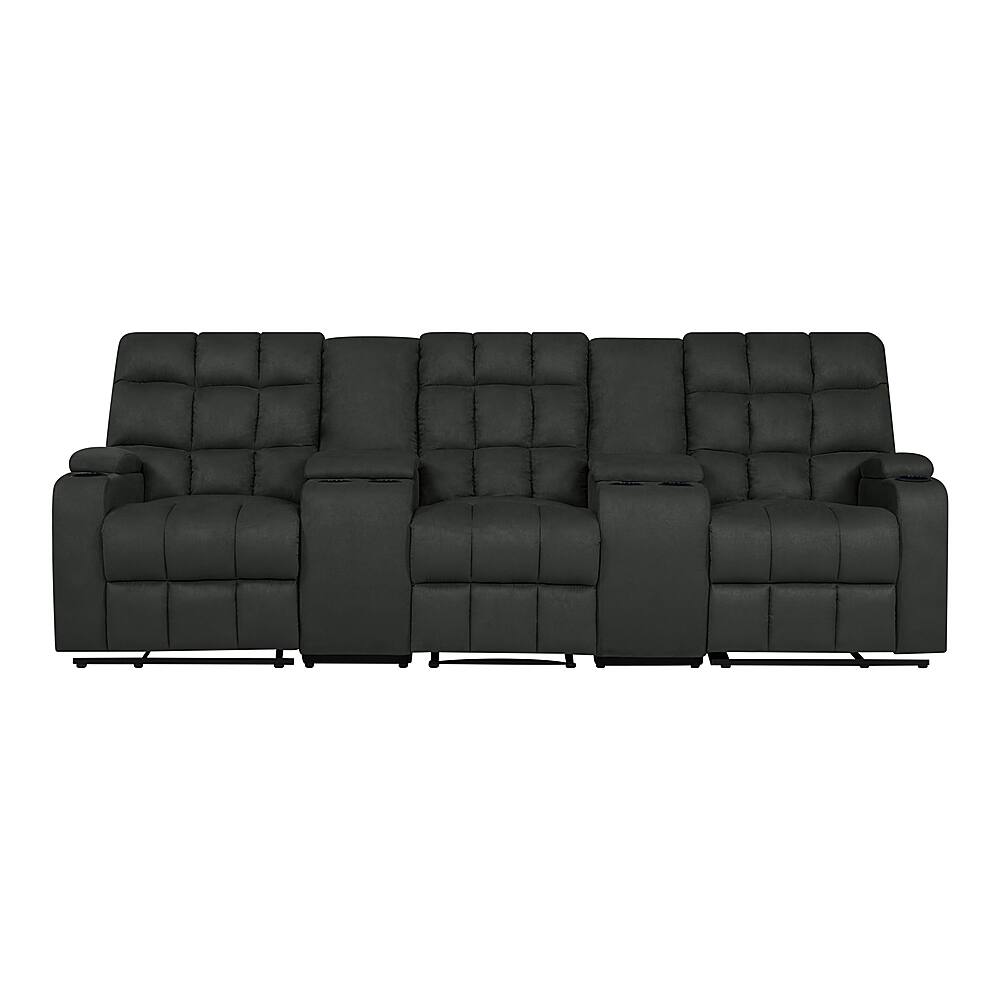 Best Buy ProLounger Skarn Microfiber 3 Seat Wall Hugger Modular